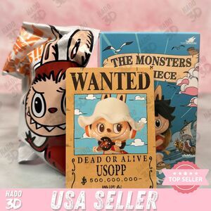 Labubu USOPP POP MART - The Monsters x One Piece Figure Toy Doll